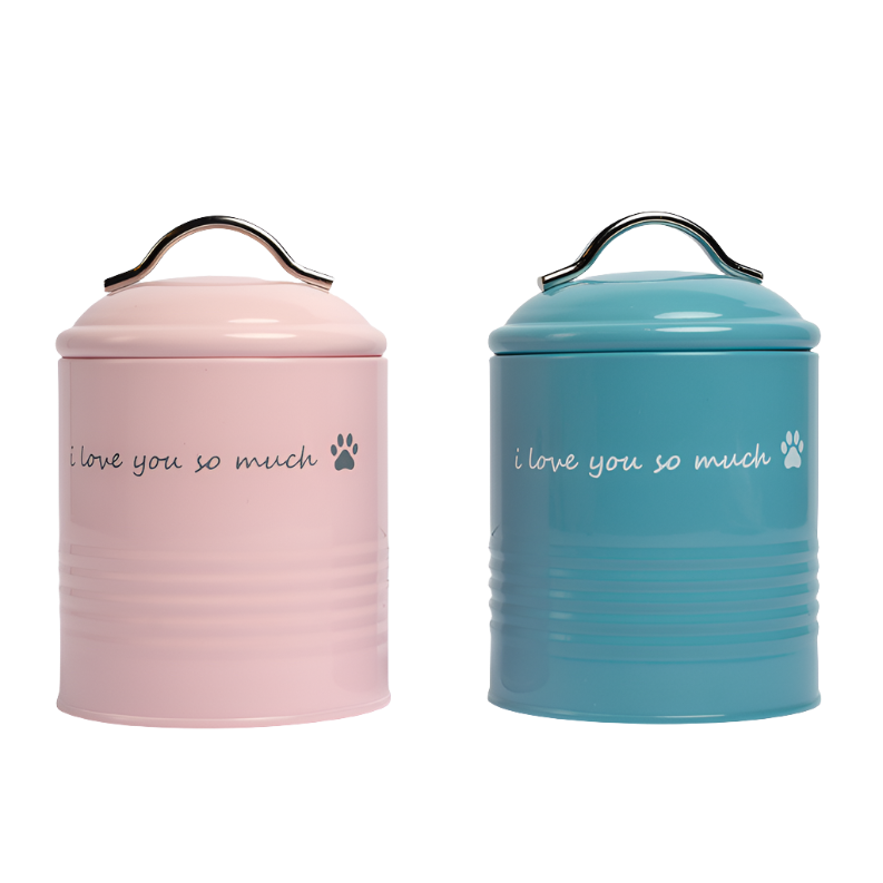 I Love You So Much Dog Treat Canister Gift Set