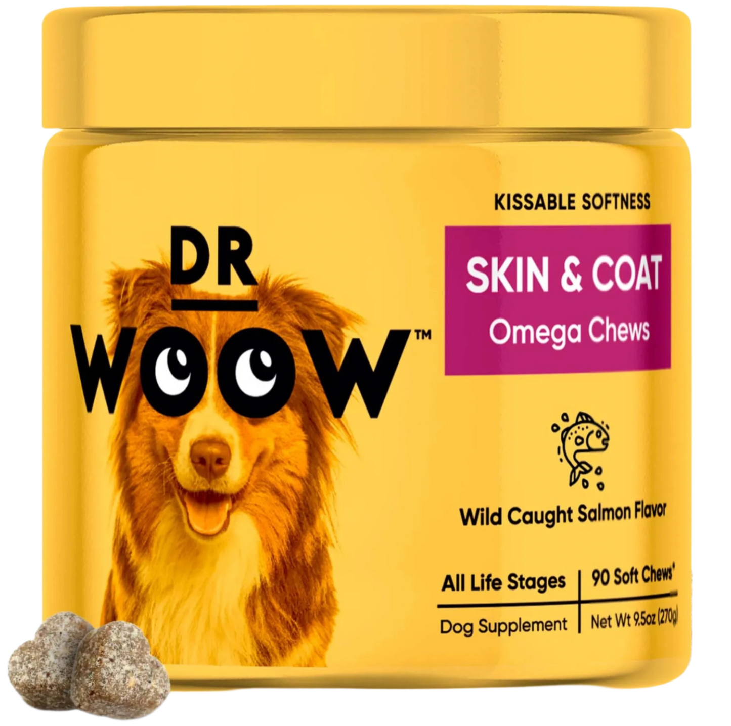 Dr Woow Skin and Coat Soft Chews