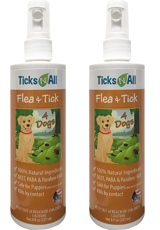 All Natural Flea & Tick 4 Dogs 8oz